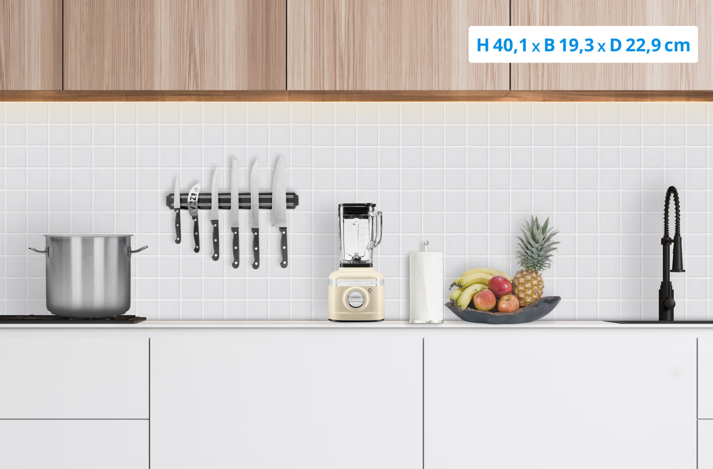 KitchenAid Artisan K400 5KSB4026EAC Amandelwit