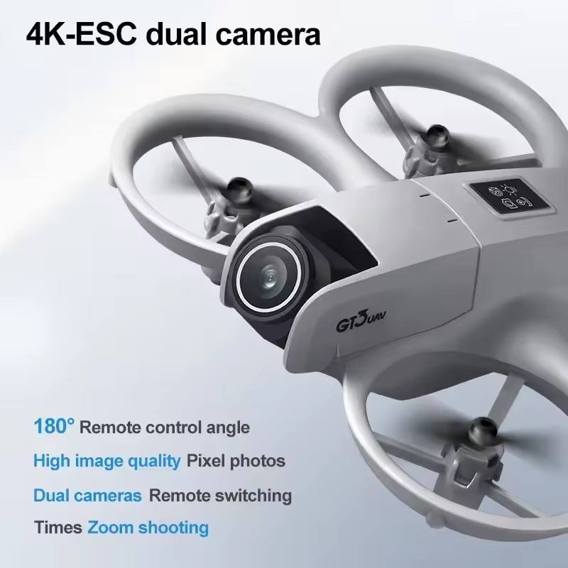 SkyLume™ Mini 4K – Compacte Dual Camera Drone met Stabilisatie & Optical Hover