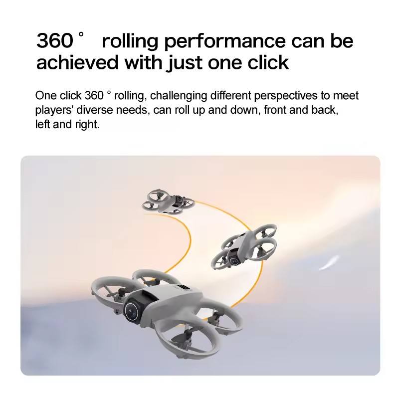 SkyLume™ Mini 4K – Compacte Dual Camera Drone met Stabilisatie & Optical Hover