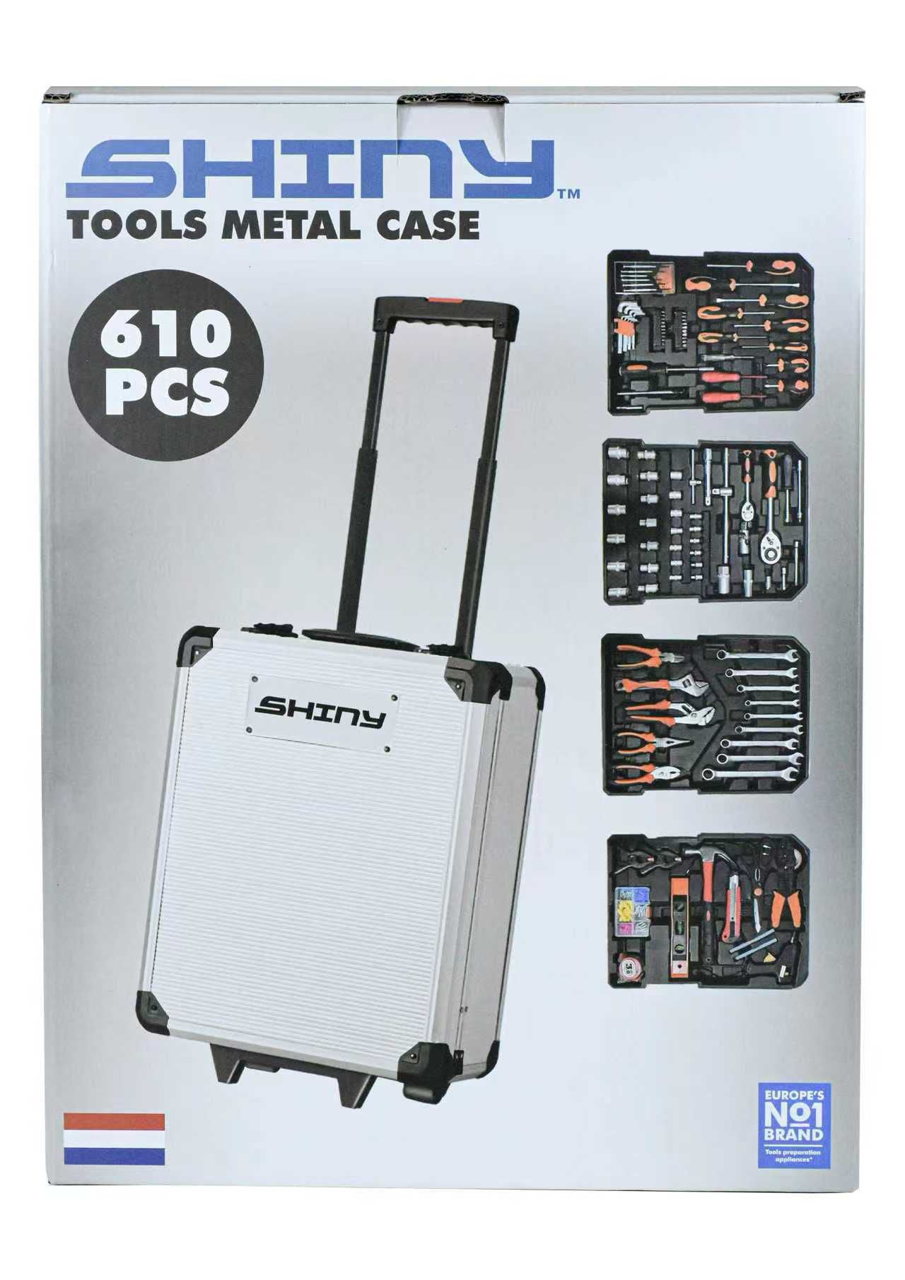 Shiny gereedschapkoffer 610pcs