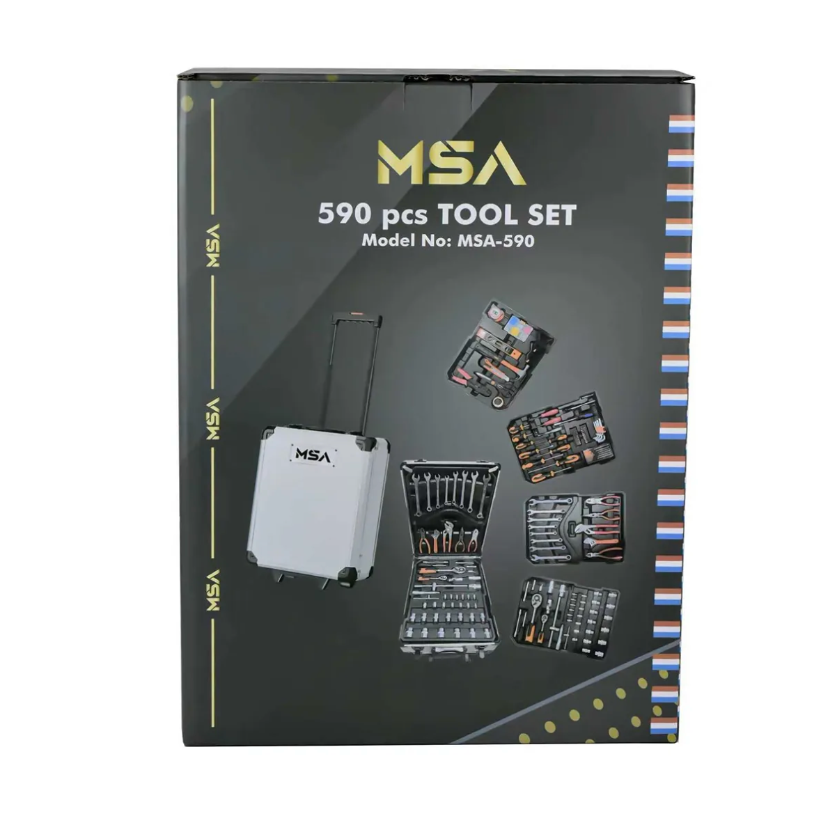 MSA-590 pcs Gereedschapskoffer
