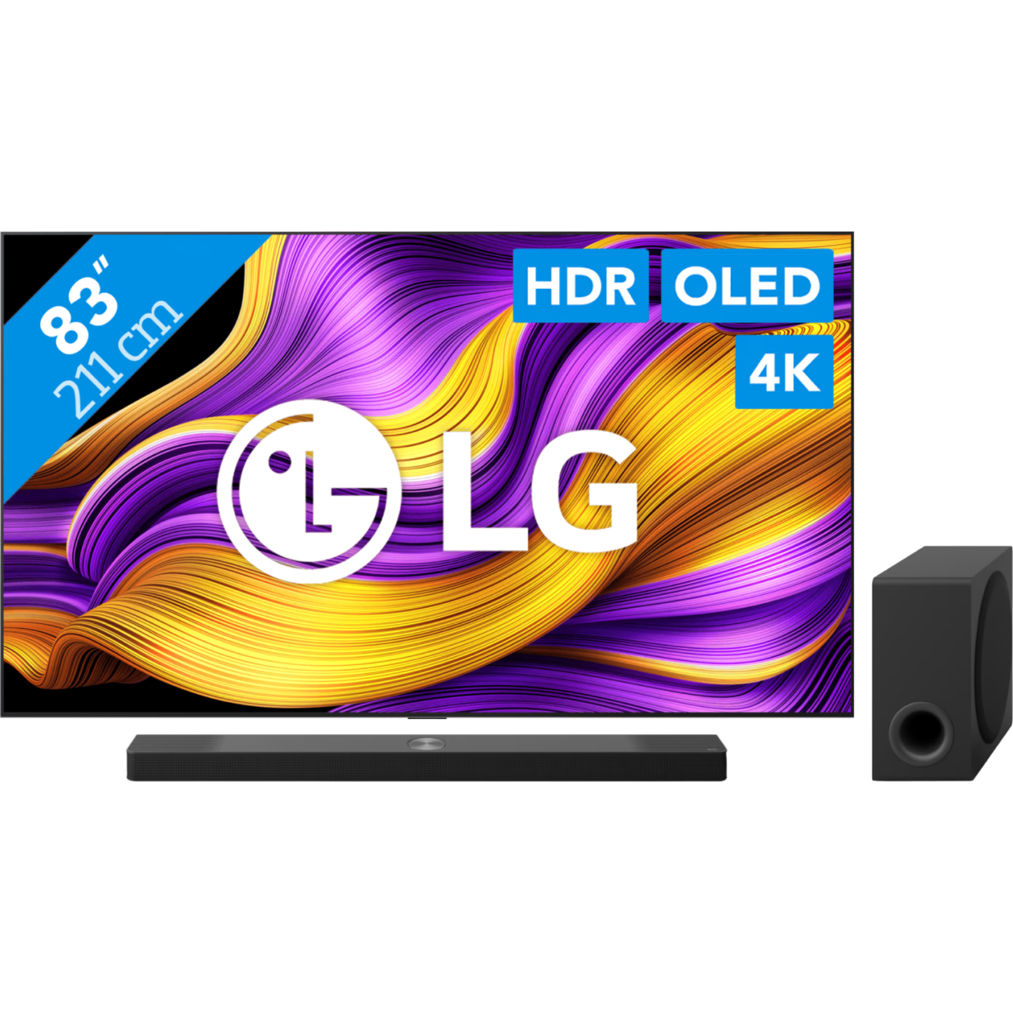 LG 83" OLED EVO G55 4K (2025) + LG DS95TR