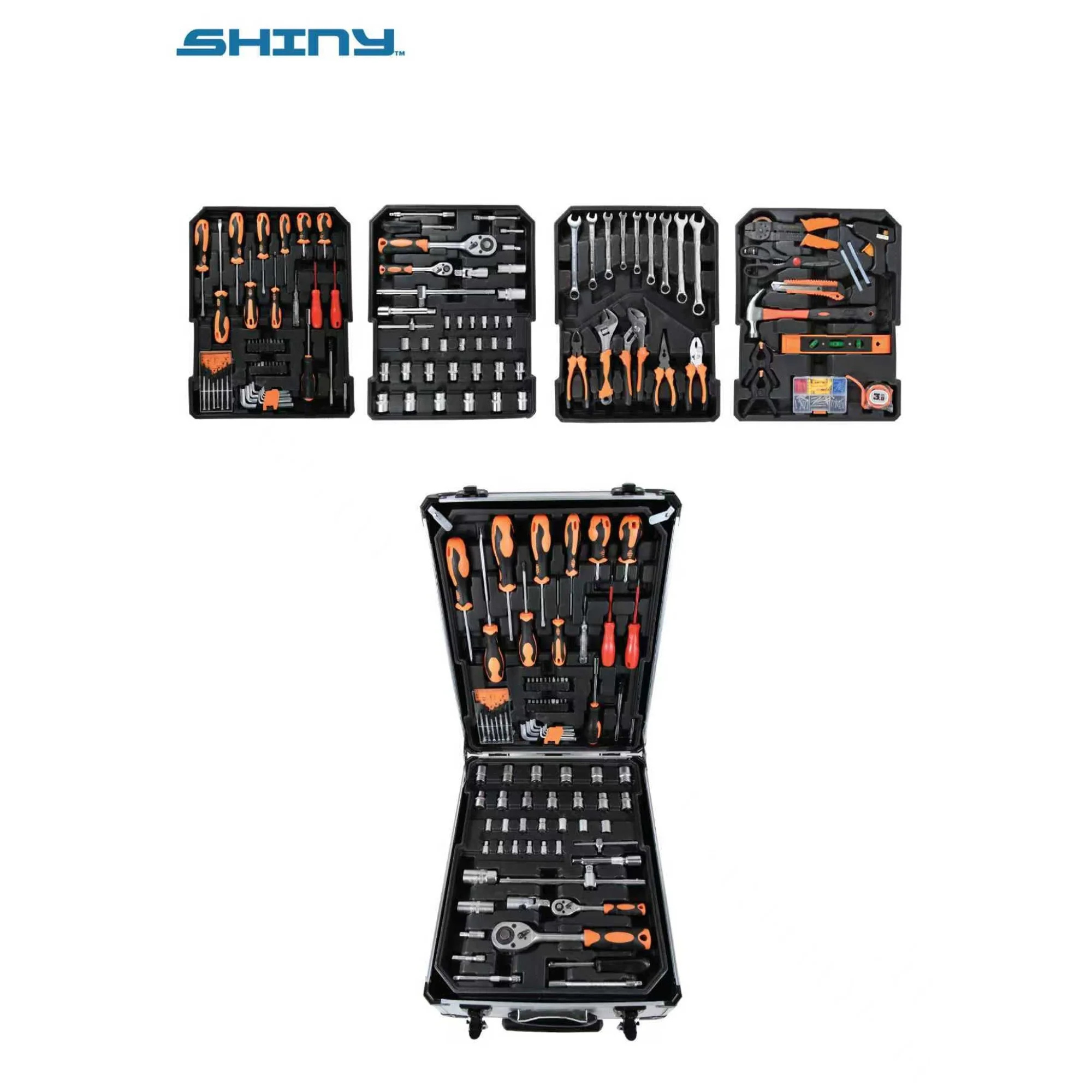 Shiny gereedschapkoffer 610pcs